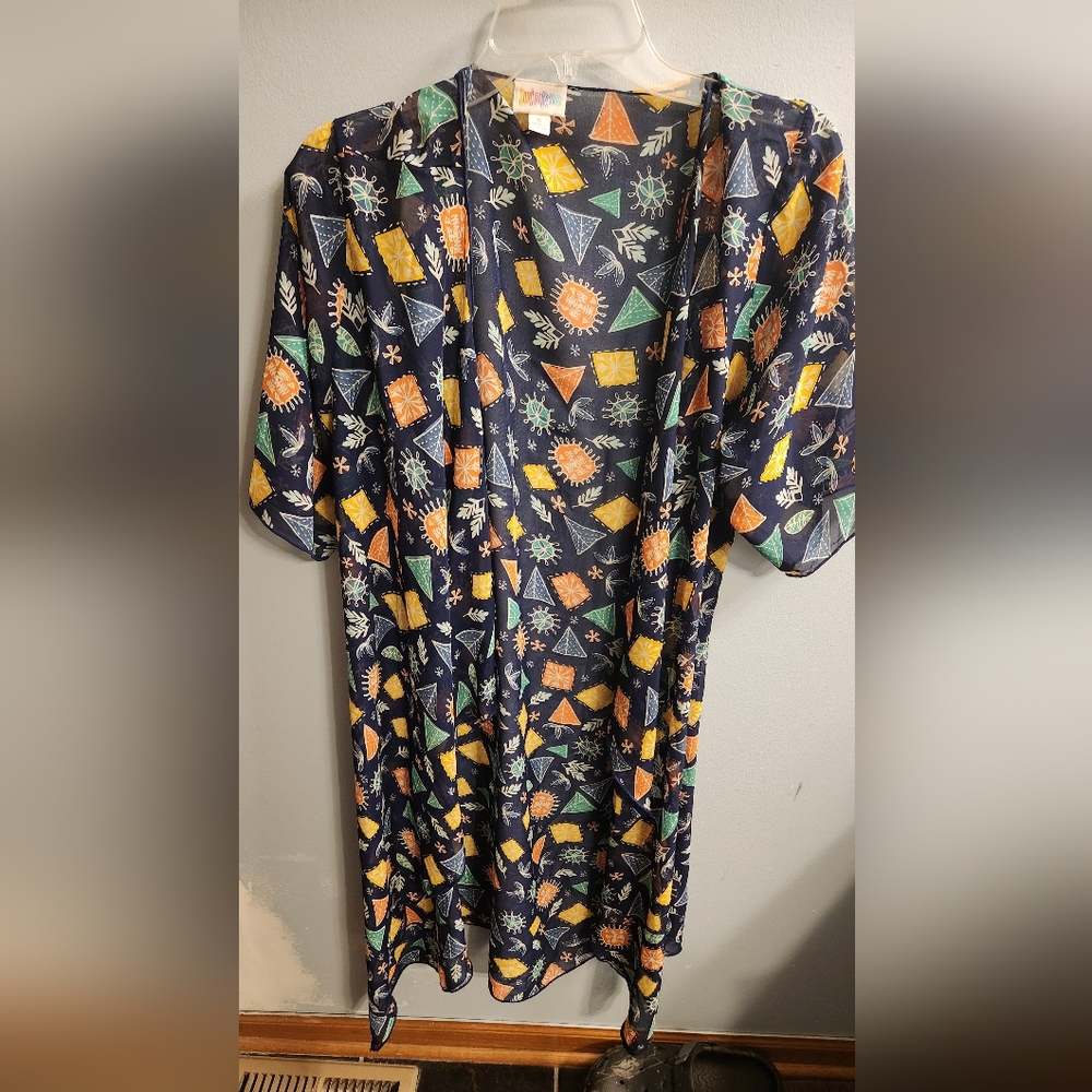 🍉LuLaRoe Multicolor Geometric Swim Coverup